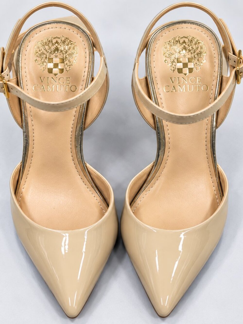Vince Camuto Jacolina Beachsand Patent Pumps Heels Size 8M